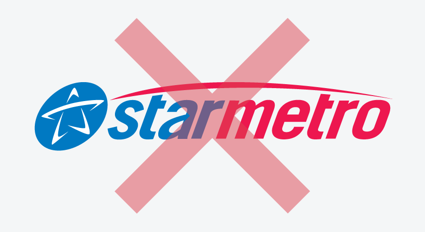 Do not skew the starmetro brand.
