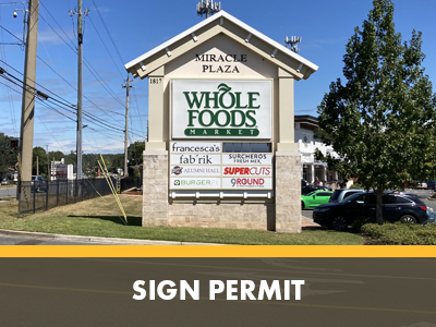 Signs Permit